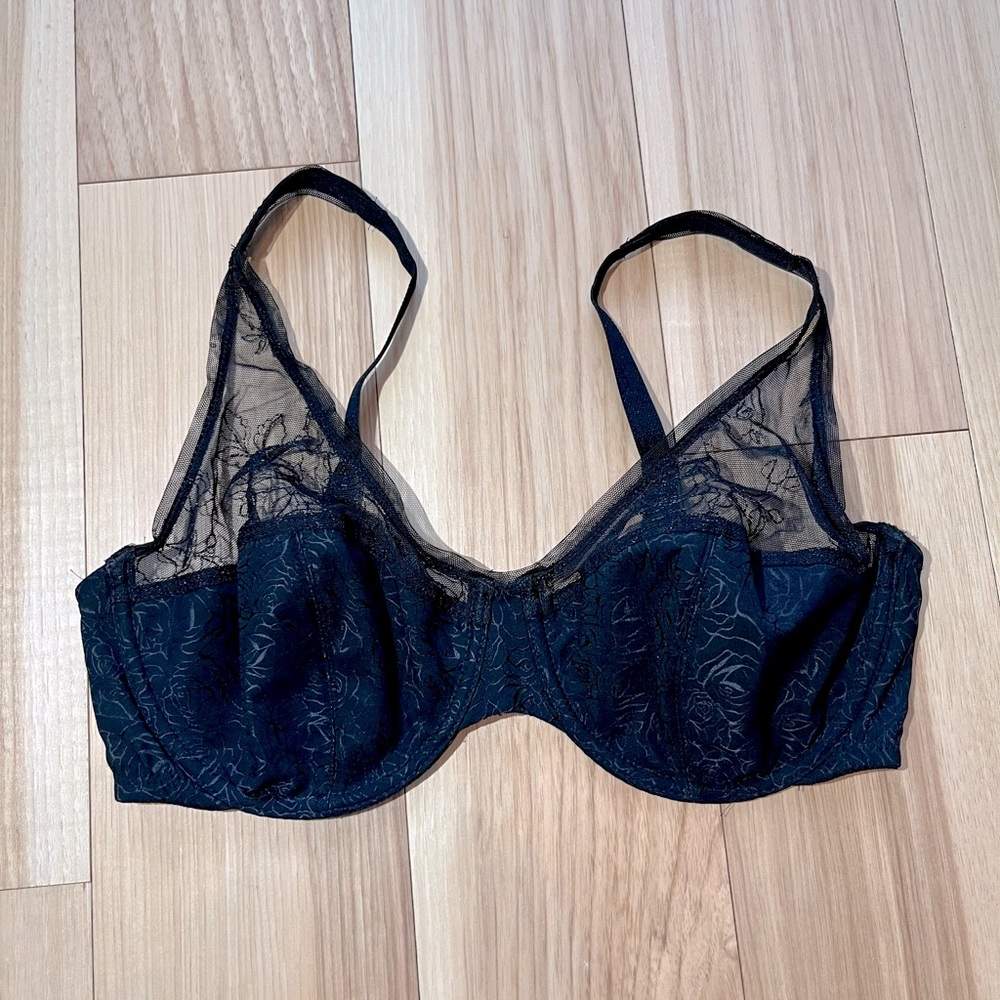 Wacoal Black My Obsession Full Figure Underwire Bra in 34D
